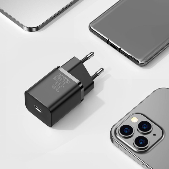 Baseus Super Si Quick Charger 1C 30W(CCSUP-J01) (black)