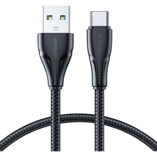 Joyroom S-UC027A11 Braided USB 2.0 Cable USB-C male - USB-A male Μαύρο 0.25m