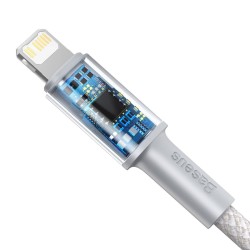 Baseus High Density Braided USB-C to Lightning Cable 20W Λευκό 1m (CATLGD-02)