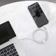 Baseus High Density Braided USB-C to Lightning Cable 20W Λευκό 2m (CATLGD-A02)