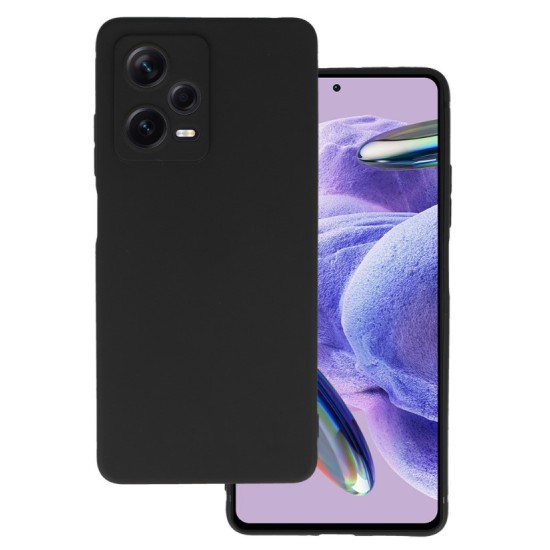 BACK CASE MATT FOR XIAOMI REDMI NOTE 12 PRO PLUS BLACK