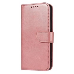 Magnet Case for Samsung Galaxy A14 5G Cover with Flip Wallet Stand Pink