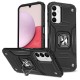 Wozinsky Ring Armor case for Samsung Galaxy A14 armored cover magnetic holder ring black