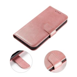 Magnet Case for Samsung Galaxy A34 5G Cover with Flip Wallet Stand Pink