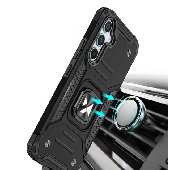 Wozinsky Ring Armor case for Samsung Galaxy A34 5G armored cover magnetic holder ring black Wozinsky Ring Armor case for Samsung Galaxy A34 5G armored cover magnetic holder ring black