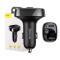 Baseus FM Transmitter T typed (CCMT000001) Bluetooth 2xUSB microSD (Black)