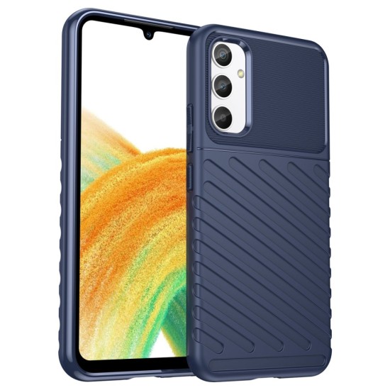 Thunder Case Case For Samsung Galaxy A34 5G silicon armor case blue Blue Thunder Case Case For Samsung Galaxy A34 5G silicon armor case blue Blue