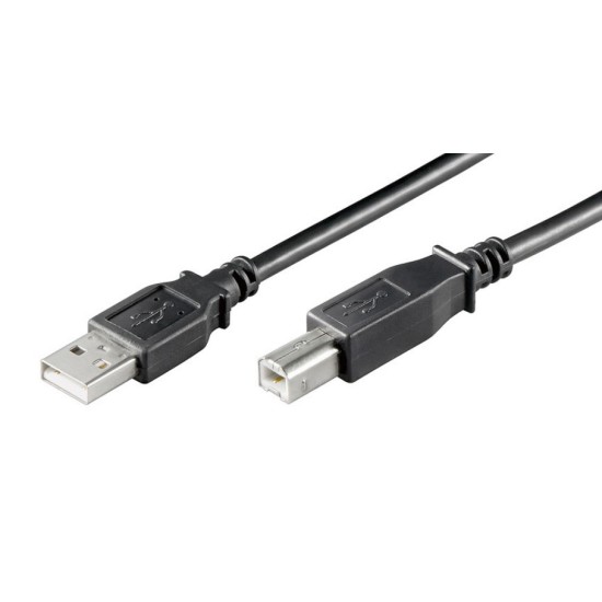 GOOBAY καλώδιο USB 2.0 σε USB Type B 93596, 1.8m, μαύρο
