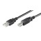 GOOBAY καλώδιο USB 2.0 σε USB Type B 93596, 1.8m, μαύρο
