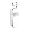 Egoboo Clip+Go In-ear Bluetooth Handsfree Ακουστικό Λευκό