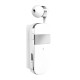 Egoboo Clip+Go In-ear Bluetooth Handsfree Ακουστικό Λευκό