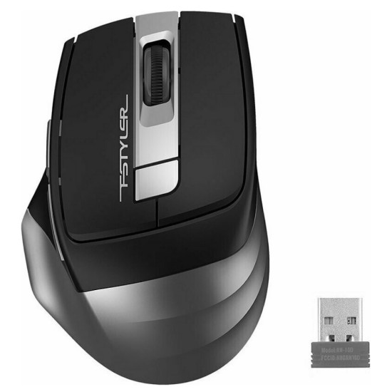 A4 TECH FSTYLER ΑΣΥΡΜΑΤΟ ΠΟΝΤΙΚΙ FG35 2 ΠΛΗΚΤΡΑ WIRELESS 2.4G 1000/1600/2000 DPI GREY GR