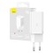 Baseus Φορτιστής Χωρίς Καλώδιο με 2 Θύρες USB-C και Καλώδιο USB-C 40W (GaN5 Pro)Λευκός