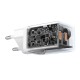 Baseus Φορτιστής Χωρίς Καλώδιο με 2 Θύρες USB-C και Καλώδιο USB-C 40W (GaN5 Pro)Λευκός