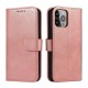 Magnet Case κομψή θήκη βιβλίο με βάση στήριξης για iPhone 13 mini Ροζ Magnet Case κομψή θήκη βιβλίο με βάση στήριξης για iPhone 13 mini Ροζ