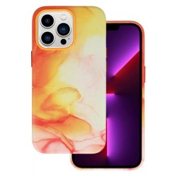 Leather Ink Case for Iphone 14 design 3