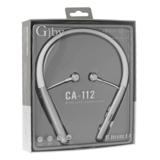 GJBY HEADPHONES - BLUETOOTH CA-112 WHITE