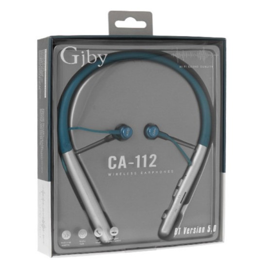 GJBY HEADPHONES - BLUETOOTH CA-112 BLUE