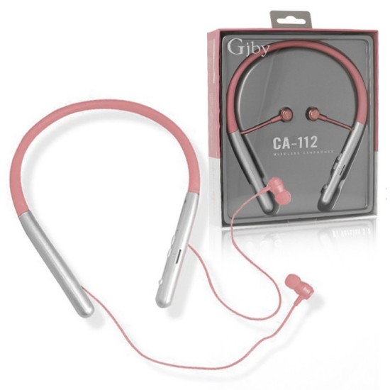 GJBY HEADPHONES - BLUETOOTH CA-112 PINK