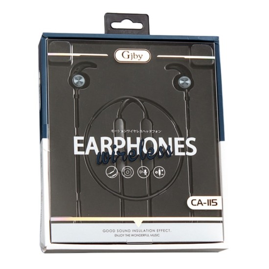 GJBY HEADPHONES - BLUETOOTH CA-115 BLUE