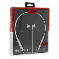 GJBY HEADPHONES - SPORTS BLUETOOTH CA-113 WHITE