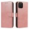 Magnet Case κομψή θήκη βιβλίο με βάση στήριξης για Phone 12 Pro Max Ροζ