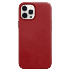 ECO Δερμάτινη θήκη για iPhone 12 Pro / iPhone 12 Κόκκινη