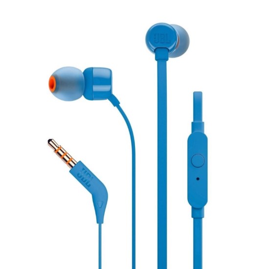 JBL handsfree ακουστικά T110 Μπλε