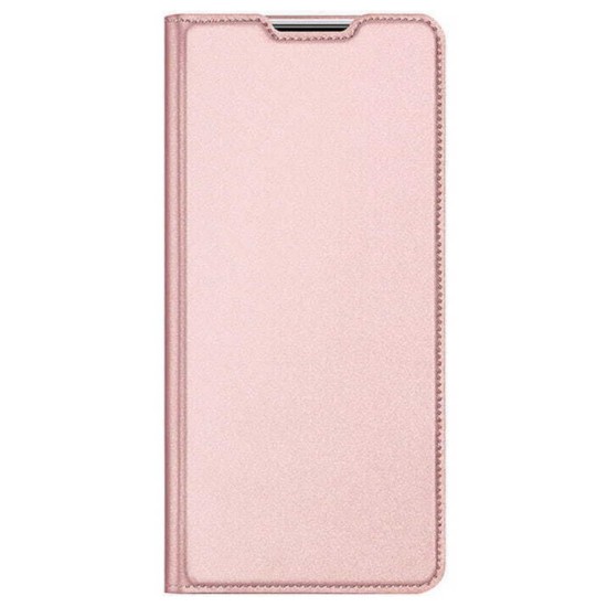 Θήκη, πορτοφόλι και βάση Dux Ducis Skin Pro για το Xiaomi Poco M6 Pro / Redmi 12/12R - ροζ
