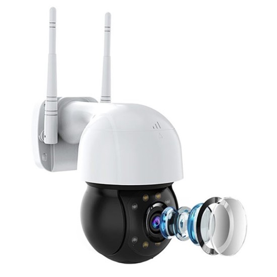 INNOTRONIK IP δικτυακή κάμερα ICS-PT24, 3MP, WiFi, 360°, Onvif