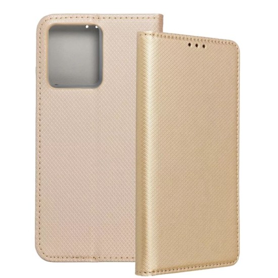 Smart Magnet case for Motorola Edge 40 Neo gold