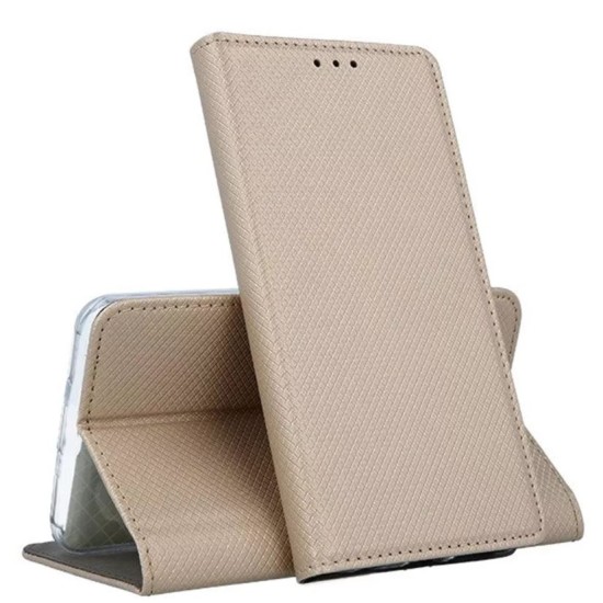 Smart Magnet case for Motorola Edge 40 Neo gold