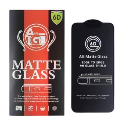 Tempered glass 6D matte for iPhone 12 / 12 Pro 6.1'' black frame