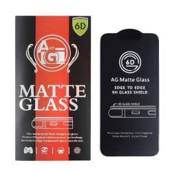 Tempered glass 6D matte for iPhone XR / 11 black frame