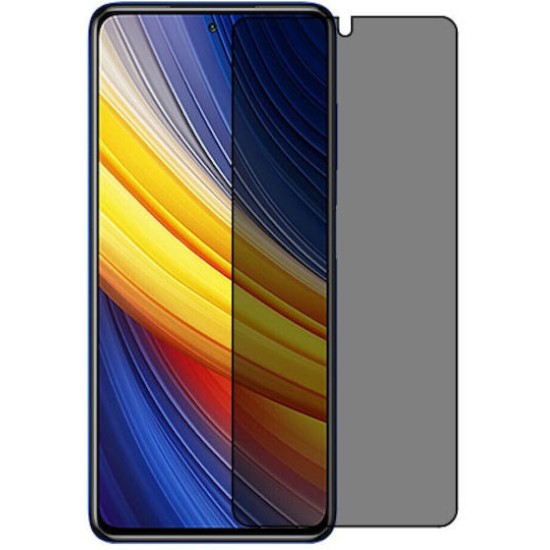 Tempered glass Privacy for Xiaomi Poco X3 / X3 NFC / Redmi Note 10 Pro Tempered glass Privacy for Xiaomi Poco X3 / X3 NFC / Redmi Note 10 Pro