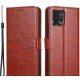 Θήκη Πορτοφόλι με Βάση Στήριξης για Motorola Moto G72 4G - Καφέ Θήκη Πορτοφόλι με Βάση Στήριξης για Motorola Moto G72 4G - Καφέ