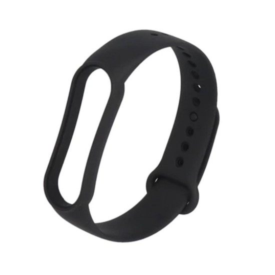 Λουράκι Σιλικόνης Μαύρο (Mi Band 3/4)