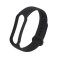 Λουράκι Σιλικόνης Μαύρο (Mi Band 3/4)