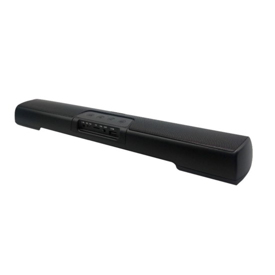 POWERTECH soundbar PT-989, 20W RMS, TWS, 3600mAh, μαύρο