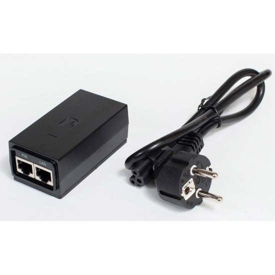 UBIQUITI PoE Adapter POE-24-24W, 24V, 1A, 24W, με power cable