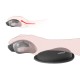 DELOCK στήριγμα καρπού για ποντίκι 12602, 25x115x165mm, μαύρο