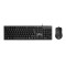 POWERTECH set ποντίκι & πληκτρολόγιο PT-1075, ενσύρματο, 1000DPI, μαύρο