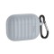 Θήκη Hoco WB20 Fenix Liquid Silicone Protective για Airpods Pro με Λουράκι Γκρι