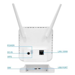 OLAX router AX6 Pro, 4G LTE, WiFi 300Mbps, 4000mAh