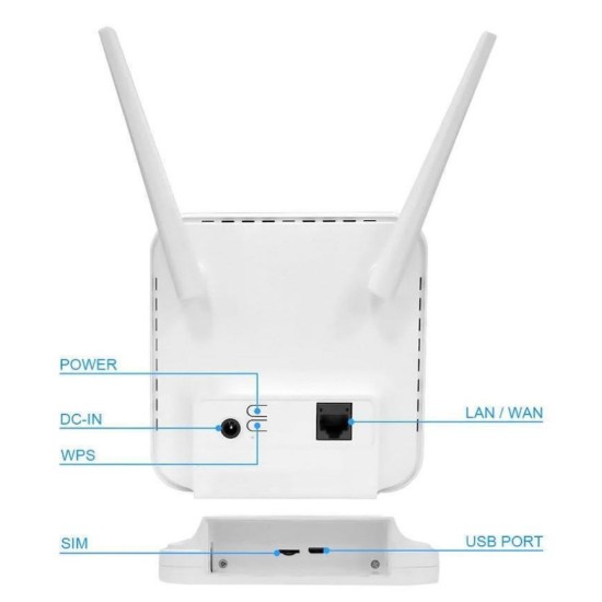 OLAX router AX6 Pro, 4G LTE, WiFi 300Mbps, 4000mAh
