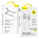 Blavec Cable Raptor braided - USB to Type C - PD 66W 6A 1 metre (CRA-UC6WS10) white-silver