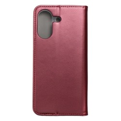 Smart Magneto book case for XIAOMI XIAOMI REDMI 13c / POCO C65 burgundy