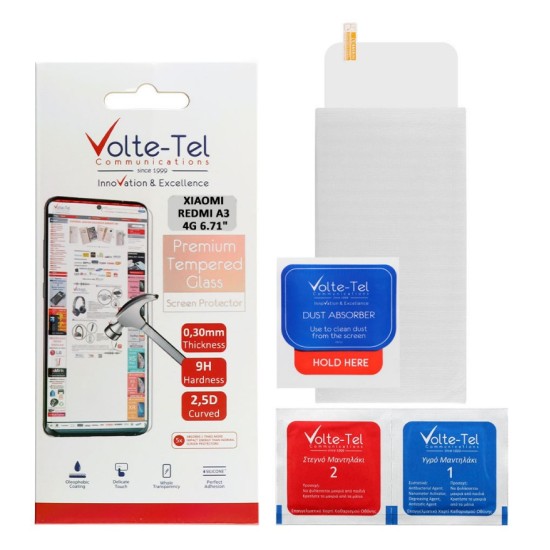 VOLTE-TEL TEMPERED GLASS XIAOMI REDMI A3 4G 6.71 VOLTE-TEL TEMPERED GLASS XIAOMI REDMI A3 4G 6.71