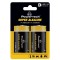 POWERTECH αλκαλικές μπαταρίες Super Alkaline PT-1217, LR20, 1.5V, 2τμχ