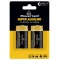 POWERTECH αλκαλικές μπαταρίες Super Alkaline PT-1216, LR14, 1.5V, 2τμχ